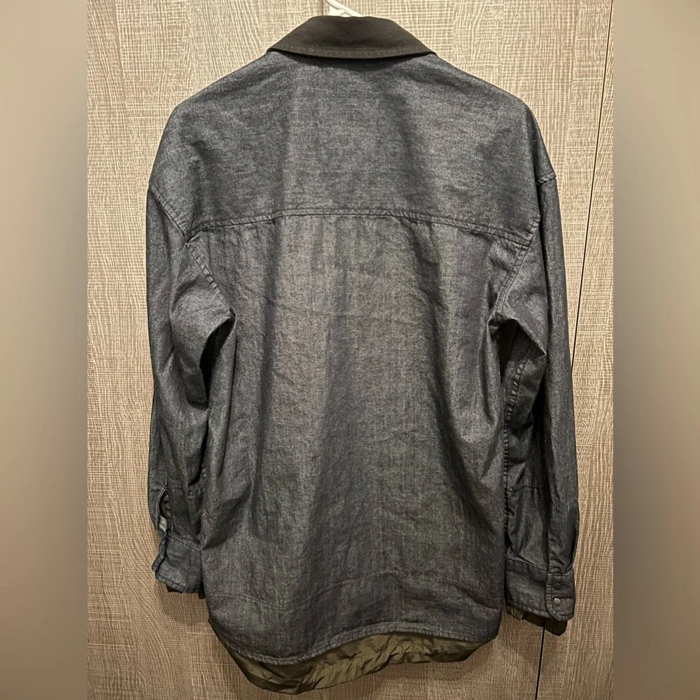 Zara Men’s Oversized Blue Denim Overshirt Jacket size S - Picture 3 of 3